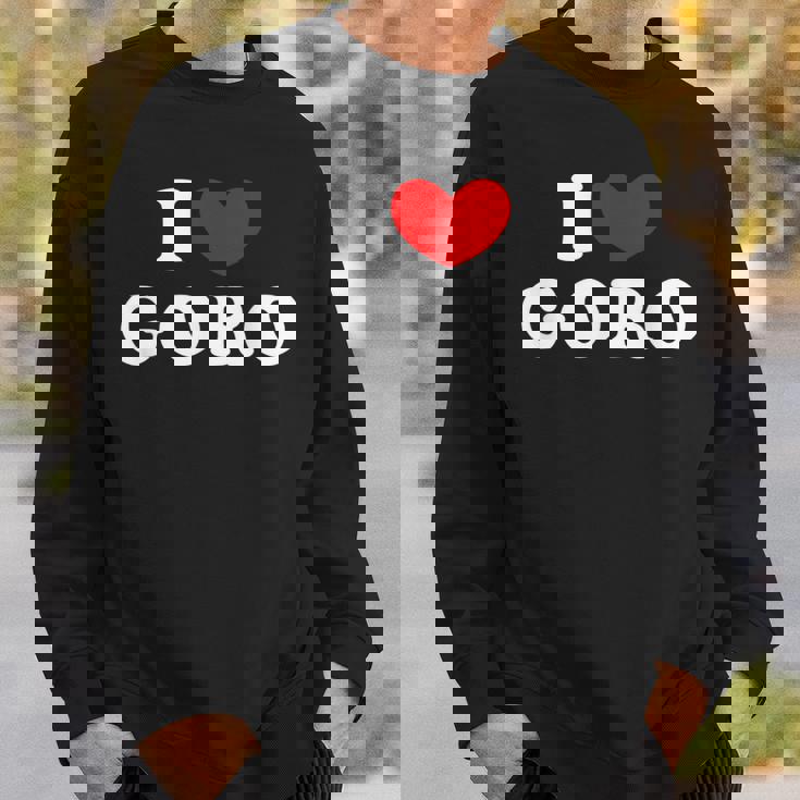 I Love Goro 私は愛する Goro スウェットシャツ 彼への贈り物