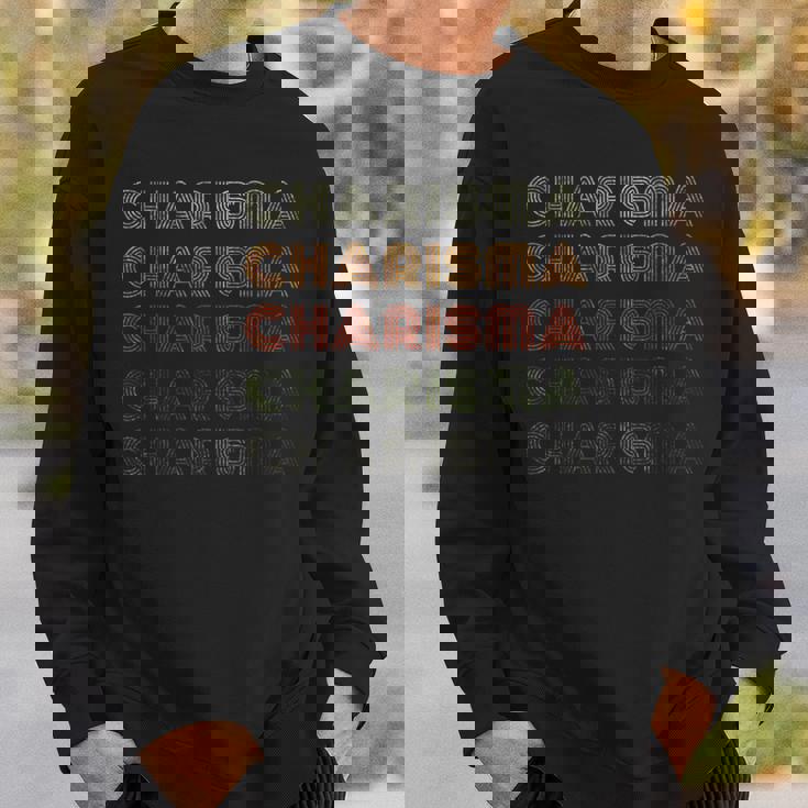 Love Heart Charisma グランジ ビンテージスタイル ブラック カリスマ スウェットシャツ 彼への贈り物