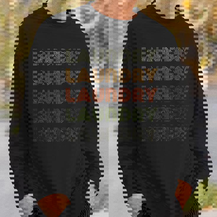 Love Heart Laundry Grunge ビンテージスタイル ブラック ランドリー スウェットシャツ 彼への贈り物