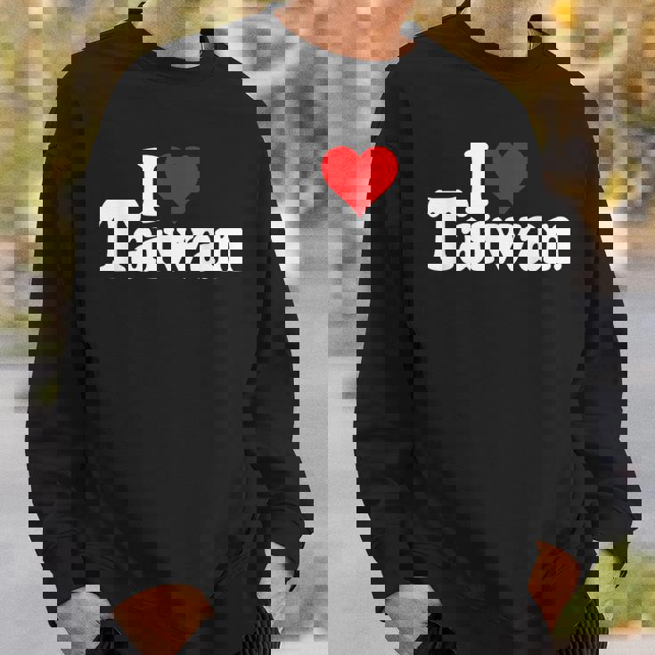 I Love Heart 台湾フォルモサ 台湾文化 スウェットシャツ 彼への贈り物