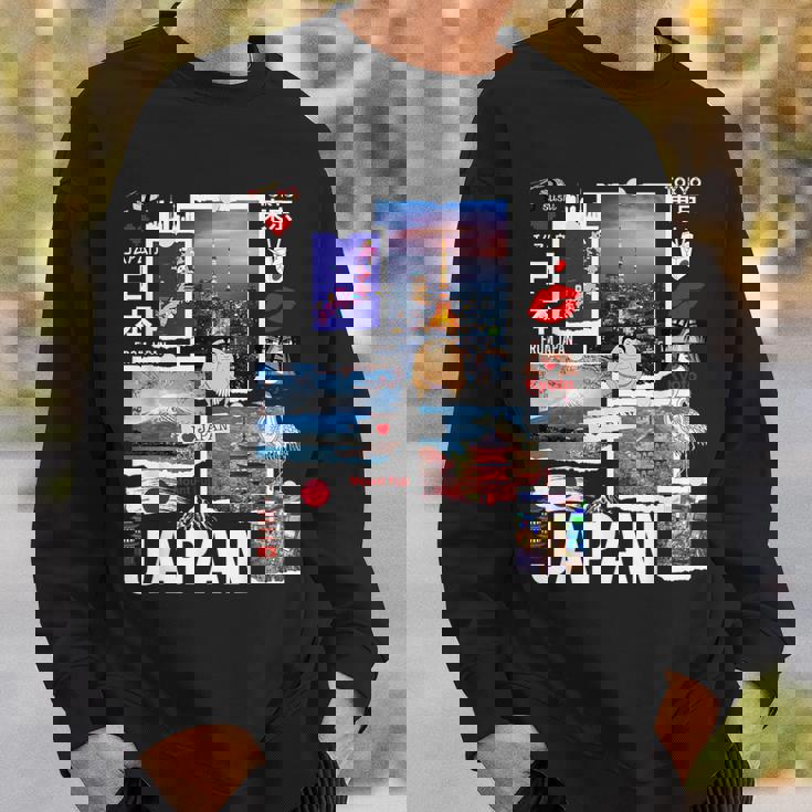 I Love Japan Culture Enjoy Cool Japan Landmarks Photos スウェットシャツ 彼への贈り物