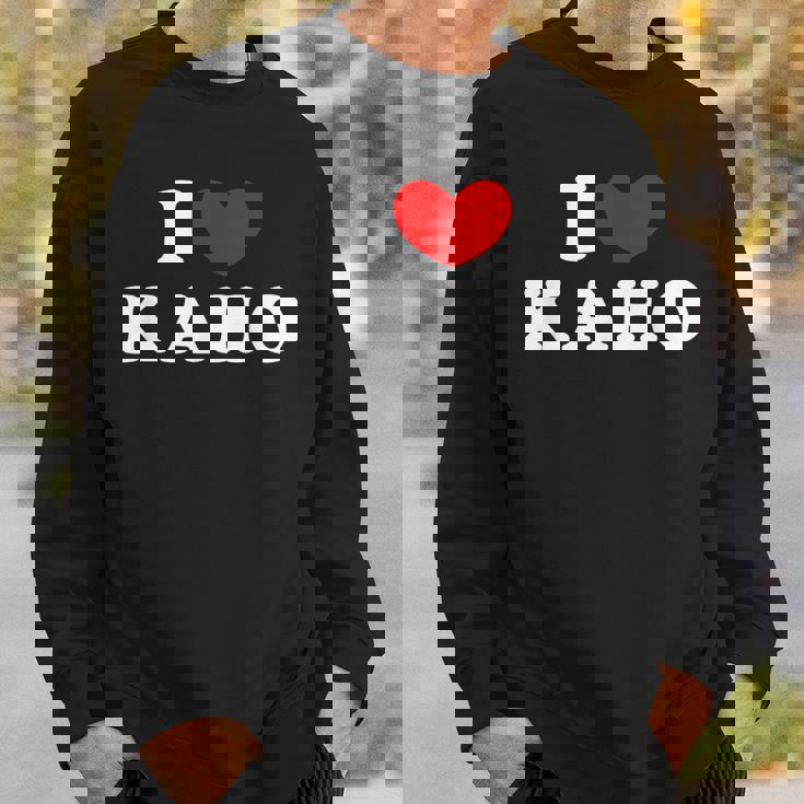 I Love Kaho 私は愛する Kaho スウェットシャツ 彼への贈り物