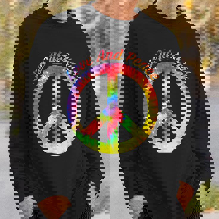 Love Peace 60年代70年代ヒッピーコスチューム Love Peace スウェットシャツ 彼への贈り物