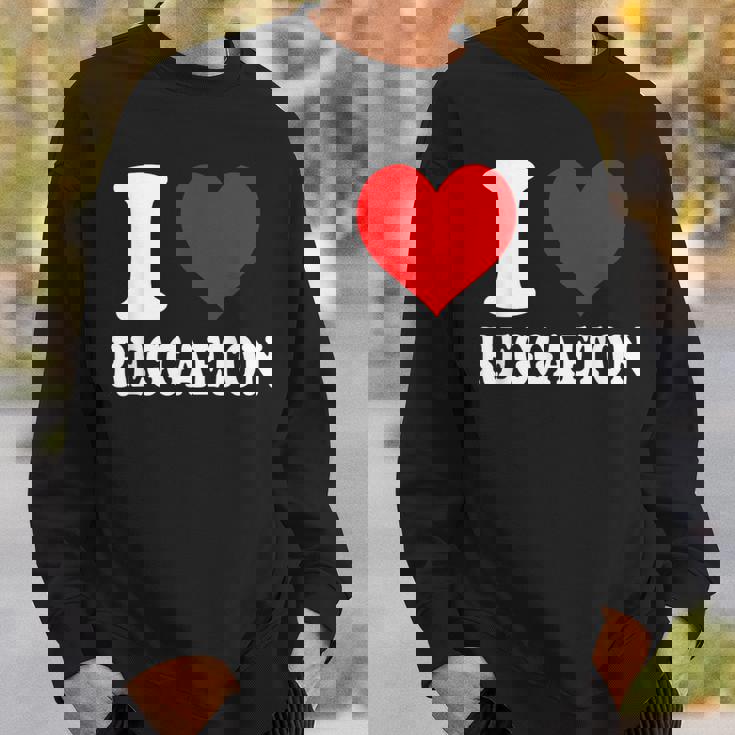 I Love Reggaeton Music スウェットシャツ 彼への贈り物