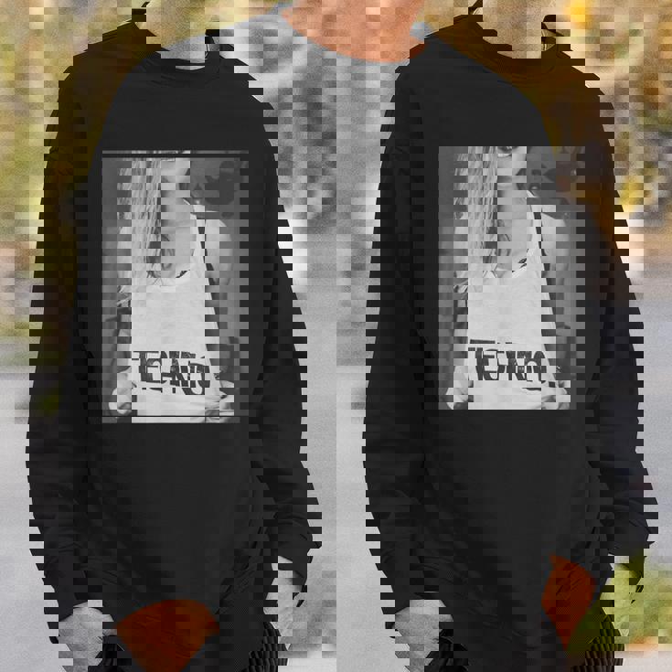 I Love Techno プリント セクシー テクノ レイブ パーティー スウェットシャツ 彼への贈り物