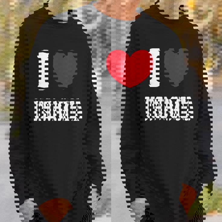 I Love Utsunomiya 宇都宮大好き スウェットシャツ 彼への贈り物