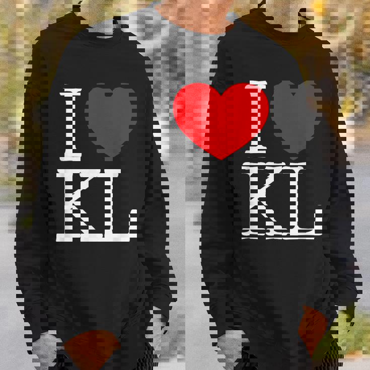 I Love ハート Kl スウェットシャツ 彼への贈り物