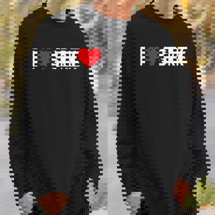 I Love ハートrk スウェットシャツ 彼への贈り物