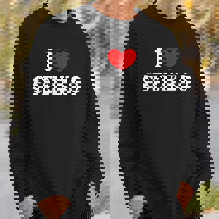 I Loveeiko 私は愛するeiko スウェットシャツ 彼への贈り物