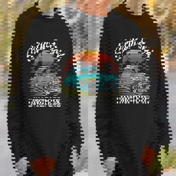 Lowrider Chicano Oldies カーデザイン クール クラシックカー スウェットシャツ 彼への贈り物