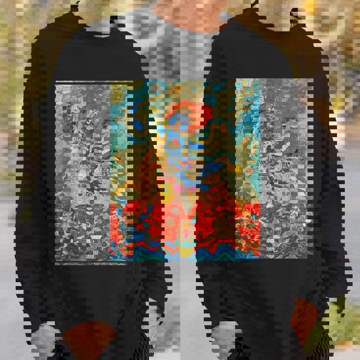 Magzor Gyalmo チベット仏教 タンカ 曼荼羅 仏教 スウェットシャツ 彼への贈り物