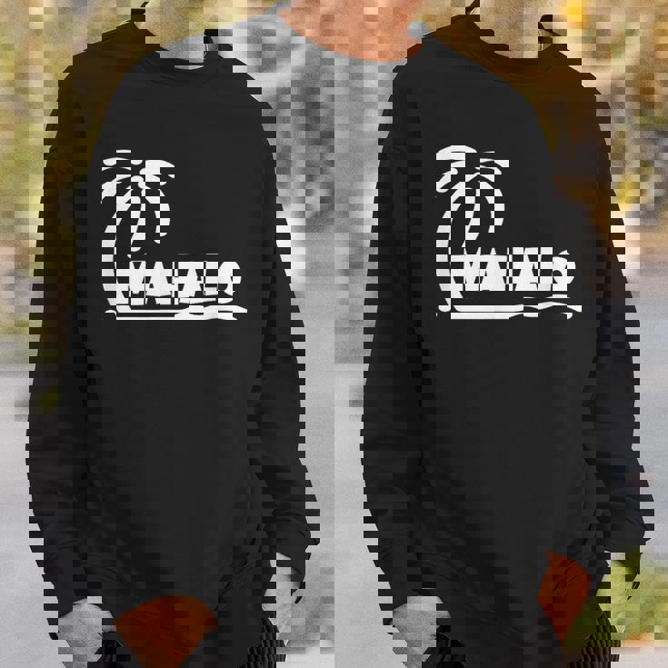 Mahalo サンクス ハワイ ヤシの木 ビーチ ホリデーギフト サンサーフ スウェットシャツ 彼への贈り物