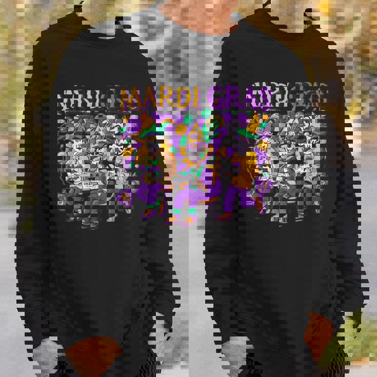 Mardi Gras ビデオゲームコントローラー シェア スチームフレンズ スウェットシャツ 彼への贈り物