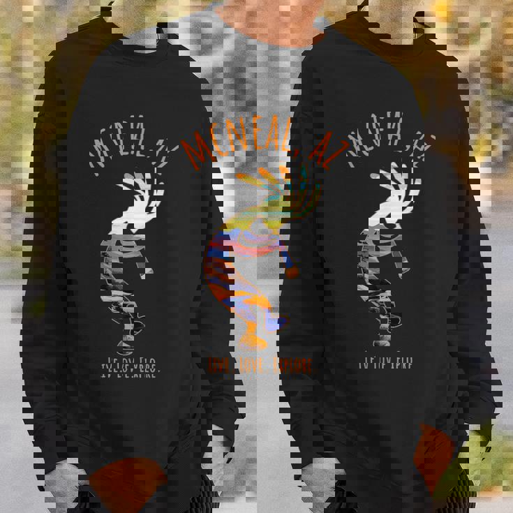 Mcneal アリゾナ Usa ダンシング ココペリ 南西部デザイン スウェットシャツ 彼への贈り物