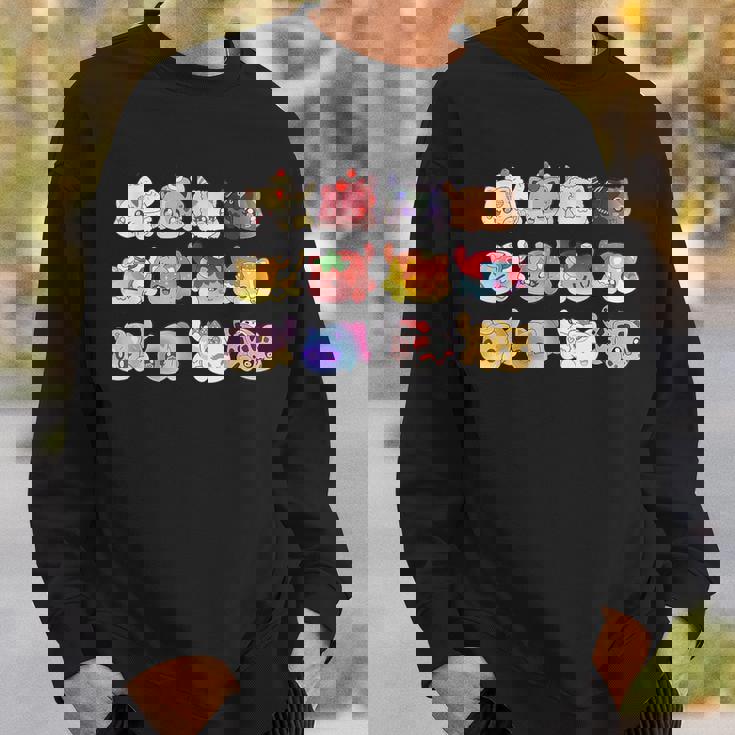 Meemeow 猫 ぬいぐるみ スウェットシャツ 彼への贈り物