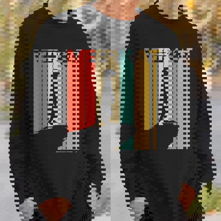 Meerkat ミーアキャット 動物 スウェットシャツ 彼への贈り物