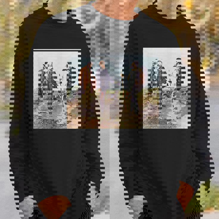 The Meeting Bonjour Monsieur Courbet ギュスターヴ・クールベ作 スウェットシャツ 彼への贈り物