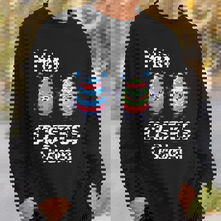 Mein Erstes Osterei かわいいイースターエッグでハッピーイースター スウェットシャツ 彼への贈り物