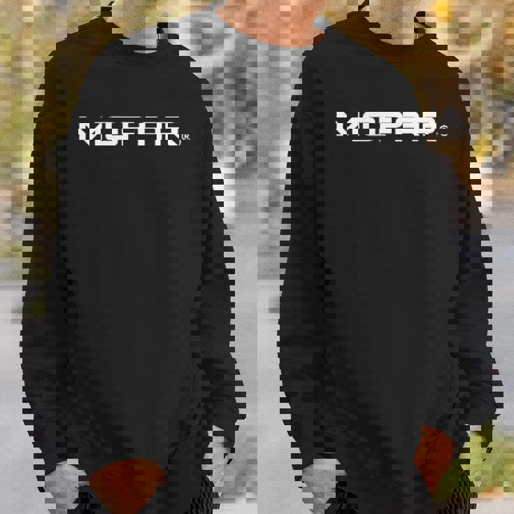 Moparintage 1937-1947 ロゴ 前面背面プリント スウェットシャツ 彼への贈り物