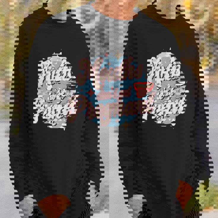 Mouth Don't Get Pregnant 恥ずかしいユーモア 大人のジョーク スウェットシャツ 彼への贈り物