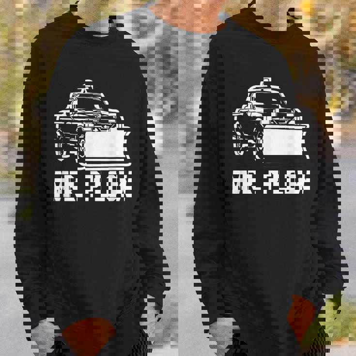 Mr Plow 面白い 皮肉なノベルティプラウトラック スウェットシャツ 彼への贈り物