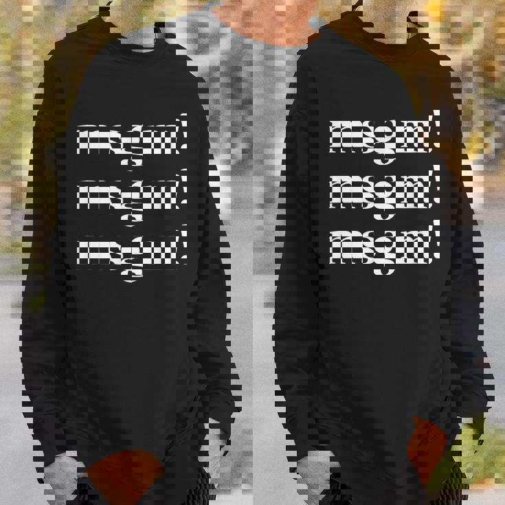 Msgm Message Me 。 スウェットシャツ 彼への贈り物 Msgm Message Me 。 スウェットシャツ 彼への贈り物