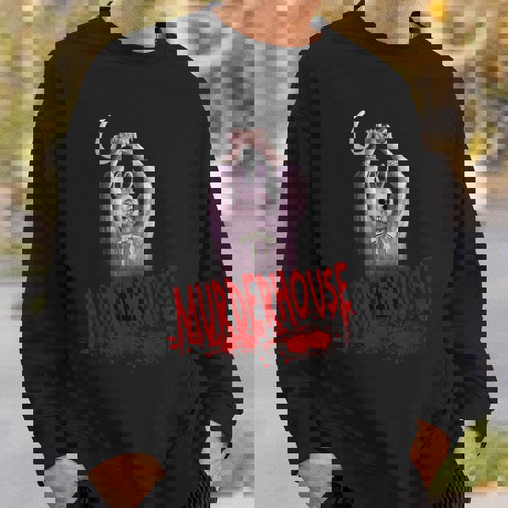 Murder House イースターバニー サバイバル ホラー ゲーム マニアック スウェットシャツ 彼への贈り物