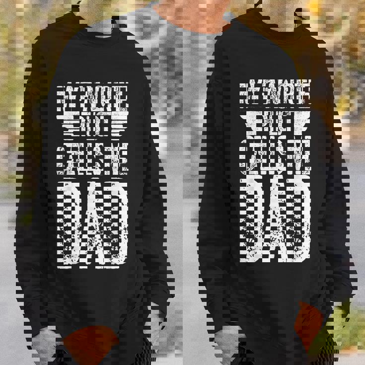 My Favorite Pilot Calls Me Dad シャツ ファニーアビエイター スウェットシャツ 彼への贈り物