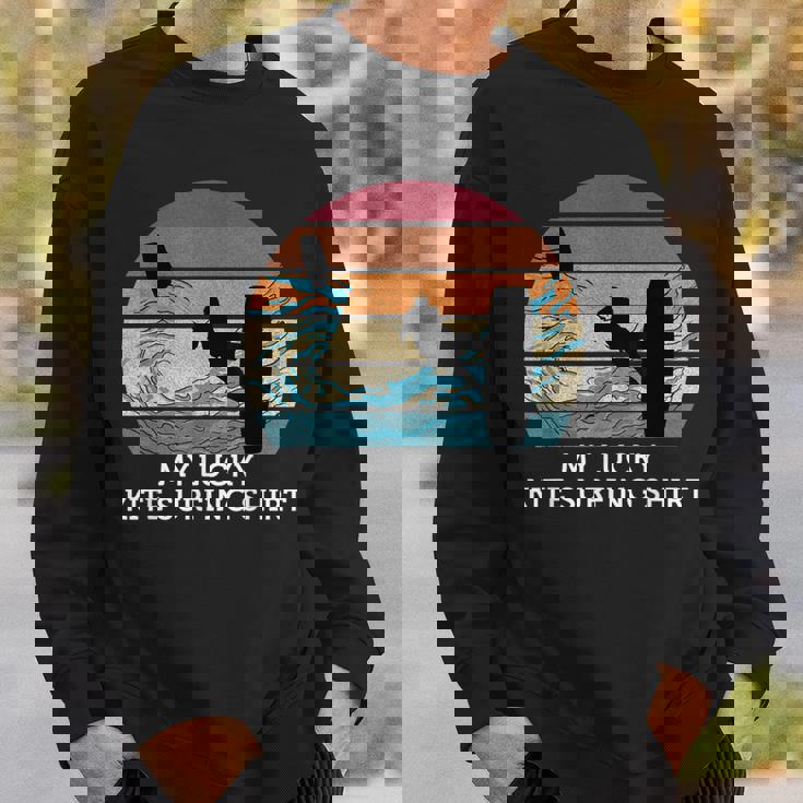 My Lucky Kite サーフィンシャツ ヴィンテージ サンセット ビーチ スウェットシャツ 彼への贈り物