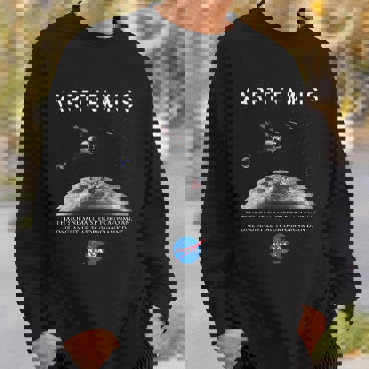 Nasa アルテミス オリオン ムーン インシグニア ミートボール ロゴ スウェットシャツ 彼への贈り物