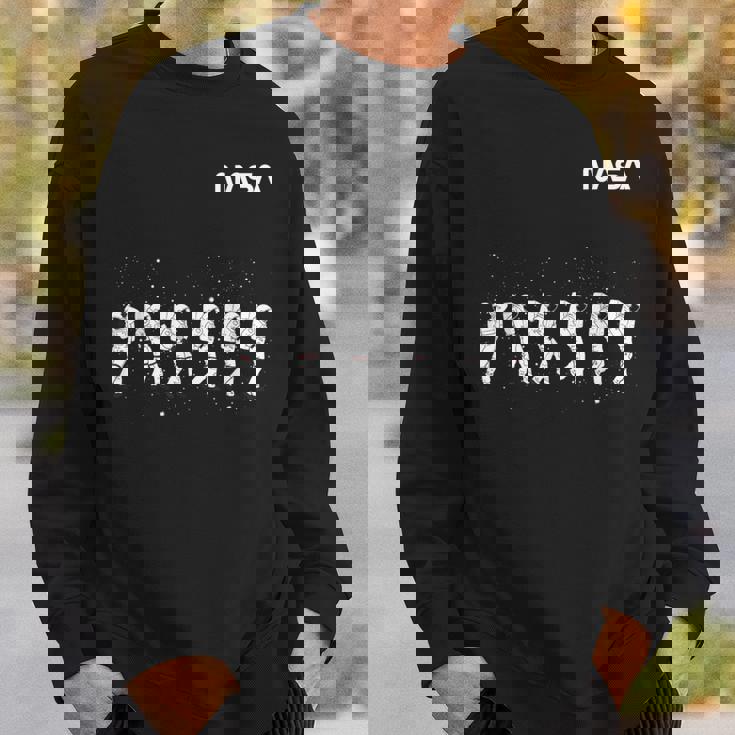 Nasa宇宙飛行士ダンシングワームロゴ スウェットシャツ 彼への贈り物