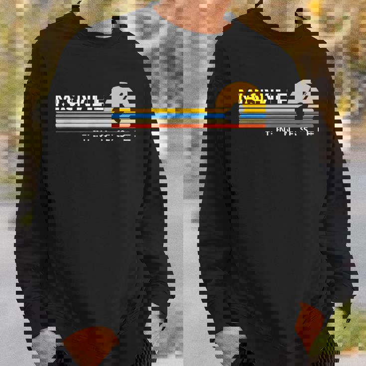 Nashville Tn Tennessee Guitarintage Retroouvenirs スウェットシャツ 彼への贈り物