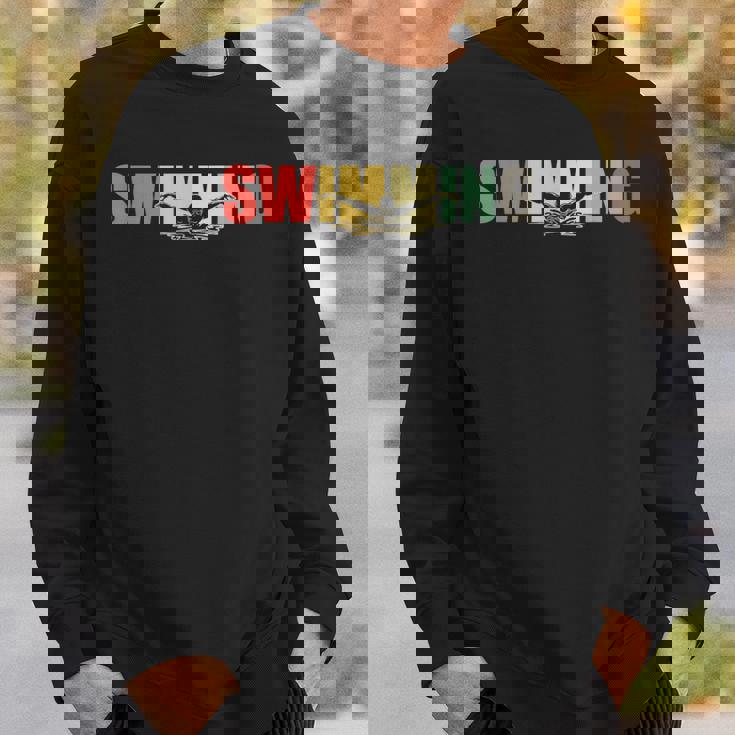 Natación Nadar Deporte Retro -Intage Brazada Nadador Camisa de entrenamiento Regalos para él