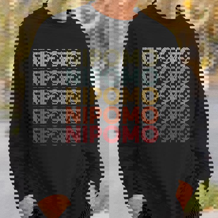 Nipomo California Nipomo Ca Retrointage Text スウェットシャツ 彼への贈り物