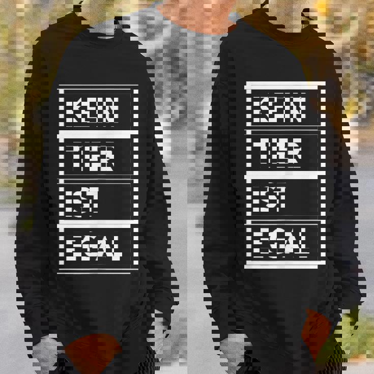 No Animal Is No Matter Animal Protection スウェットシャツ 彼への贈り物