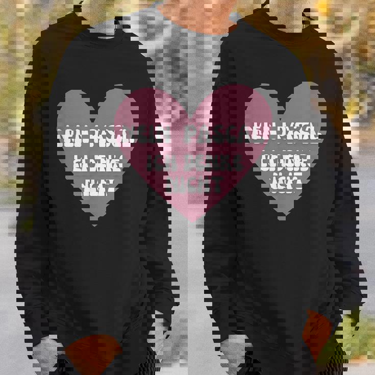 No Pascal I Think Not Heart Memes スウェットシャツ 彼への贈り物