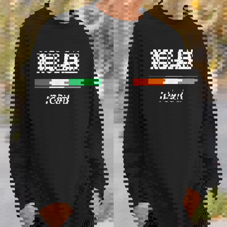 Nolan Irish Family Name 聖パトリックデー アイルランド国旗 スウェットシャツ 彼への贈り物