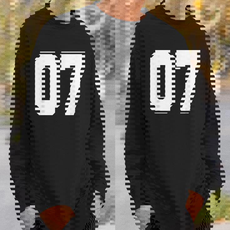 Number 07Ports Jersey Player 07 7 Fan Front Printarsity スウェットシャツ 彼への贈り物