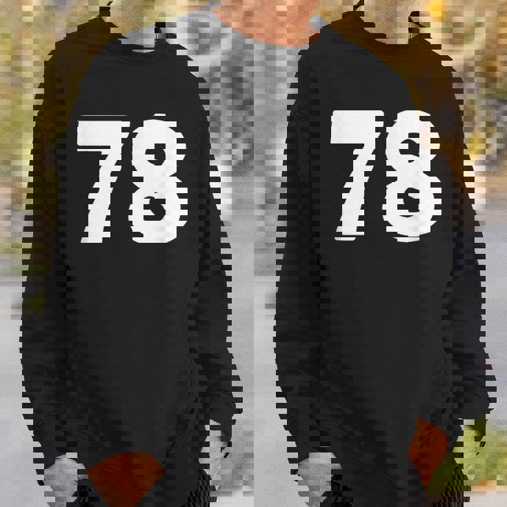 Number 78 、Eventy-8 ジャージ スポーツ 誕生日 スウェットシャツ 彼への贈り物