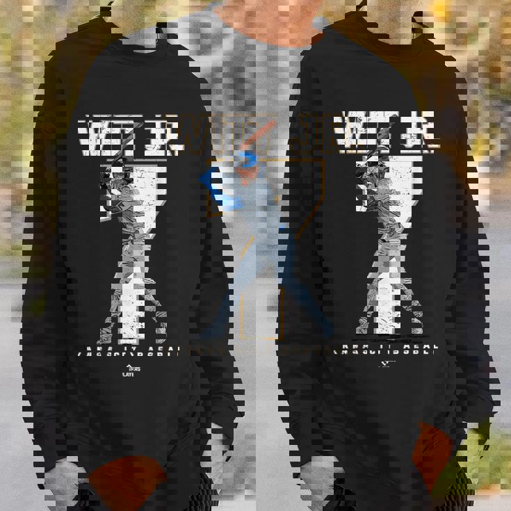 Number And Portrait Bobby Witt Jr Kansas City Mlbpa スウェットシャツ 彼への贈り物