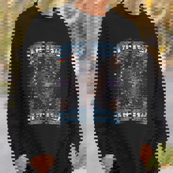 Oiia Oiia Cat スピニング キャット ミーム ファニー トレンディ キャット スウェットシャツ 彼への贈り物