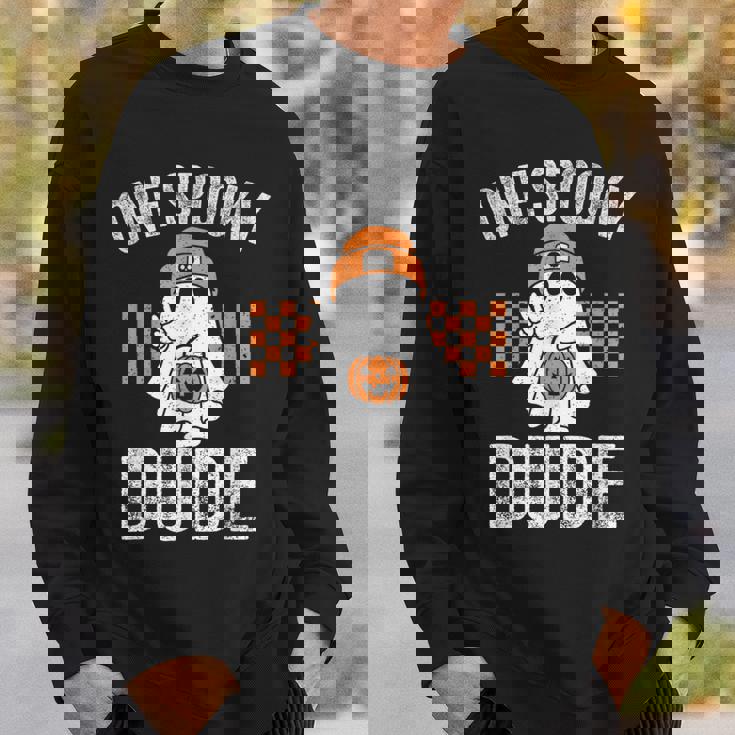 Onepooky Dude Ghost Dude ハロウィン スウェットシャツ 彼への贈り物