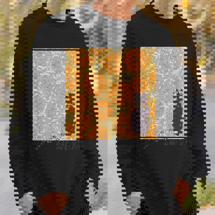 Orange Cat スウェットシャツ 彼への贈り物