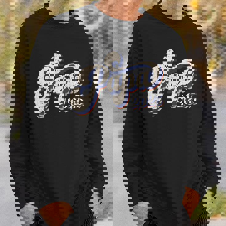 Papa 2025 初めての父の日 父性 新しいパパ スウェットシャツ 彼への贈り物