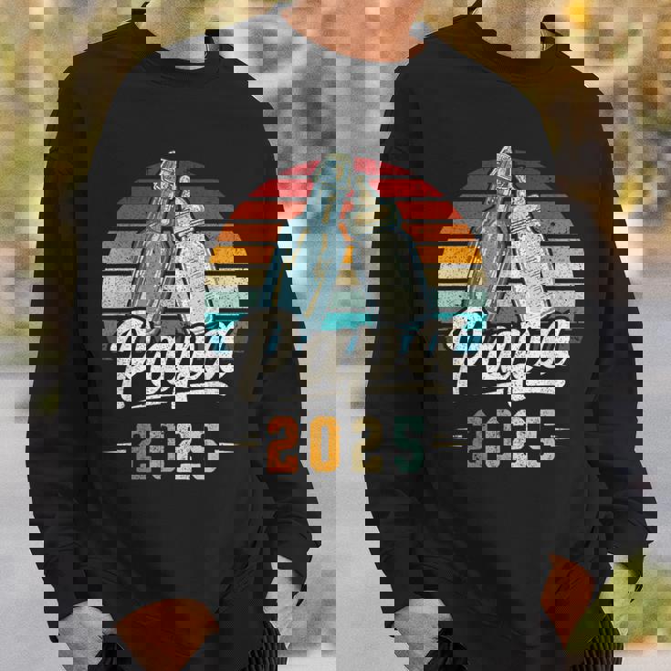 Papa 2025 年、新しいパパ、赤ちゃん発表 スウェットシャツ 彼への贈り物