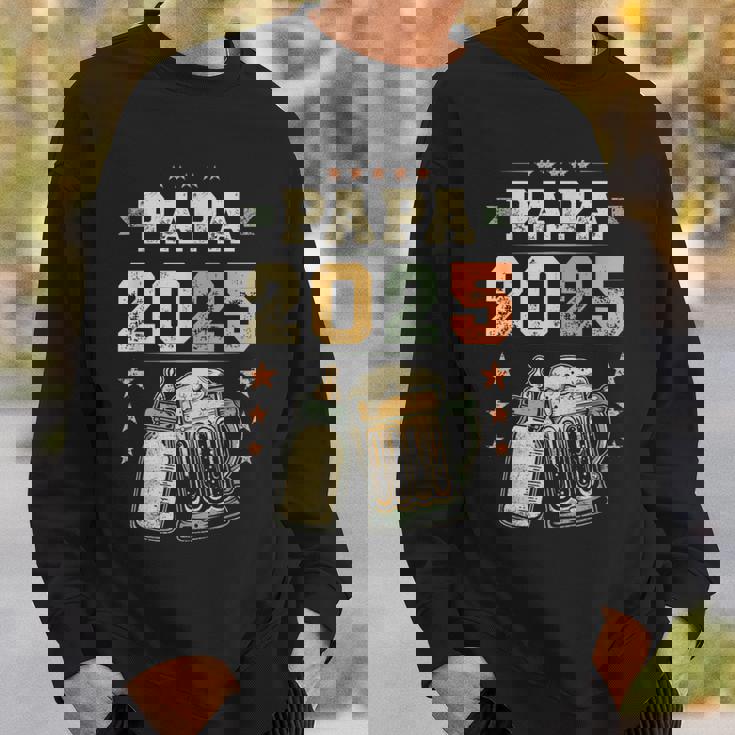 Papa 2025 年生 新しいパパ 若いパパ 初めてのパパ スウェットシャツ 彼への贈り物