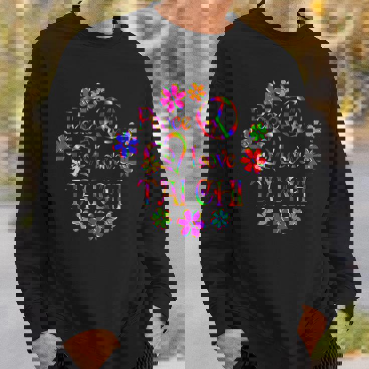 Peace Love 太極拳 スウェットシャツ 彼への贈り物