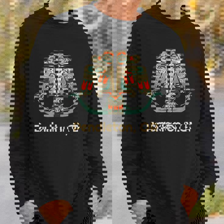 Pendleton Oregon Thunderbird Nw ネイティブアメリカン スウェットシャツ 彼への贈り物