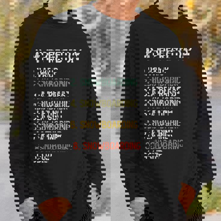 Perfect Day スノーボード シャツ メンズ ボーイズ ティーン スノボ スウェットシャツ 彼への贈り物