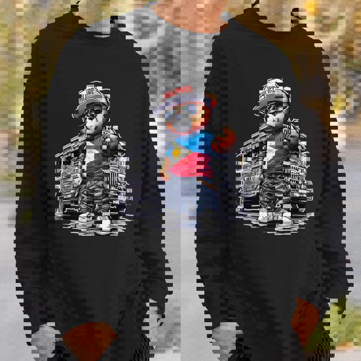 Philippines フィリピン ジプニー テディベア フィリピンの国旗 スウェットシャツ 彼への贈り物